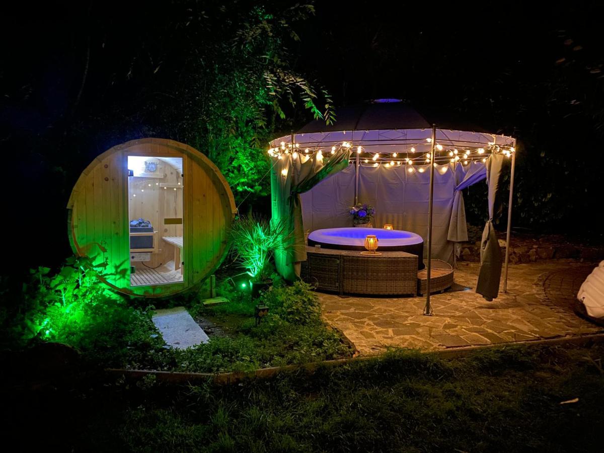 Ferienvilla Whirlpool Fasssauna Direkt Am Rhein Gotterswickerhamm Extérieur photo